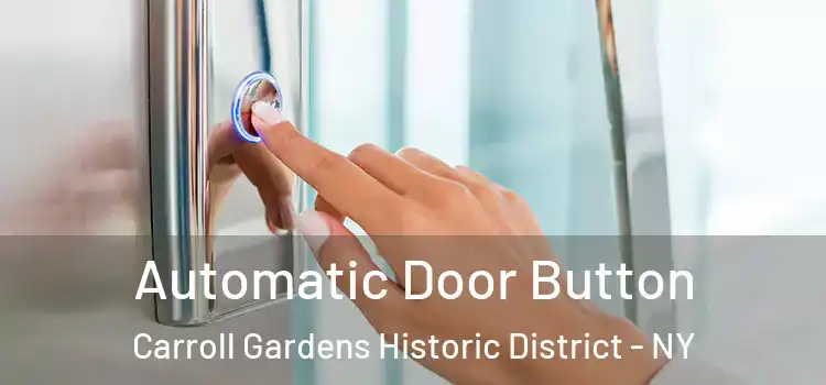  Automatic Door Button Carroll Gardens Historic District - NY