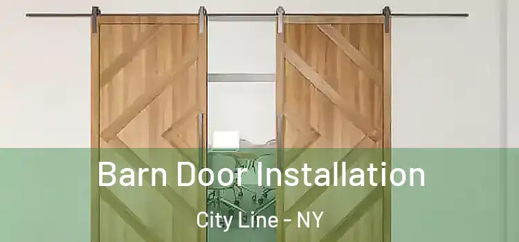 Barn Door Installation City Line - NY
