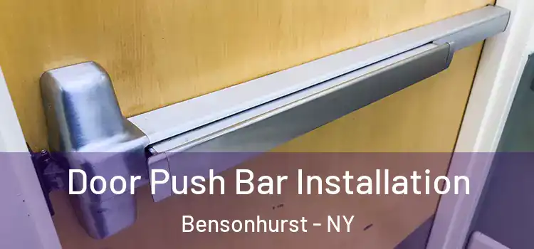  Door Push Bar Installation Bensonhurst - NY