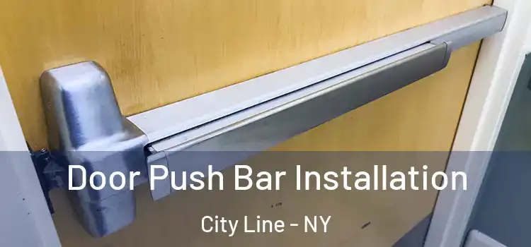  Door Push Bar Installation City Line - NY