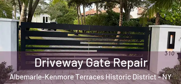  Driveway Gate Repair Albemarle-Kenmore Terraces Historic District - NY