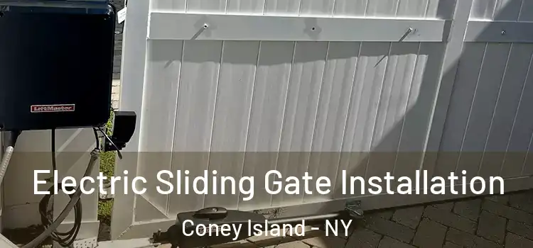 Electric Sliding Gate Installation Coney Island - NY