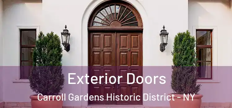Exterior Doors Carroll Gardens Historic District - NY