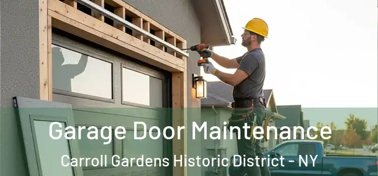Garage Door Maintenance Carroll Gardens Historic District - NY