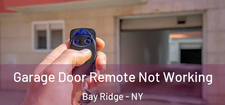  Garage Door Remote Not Working Bay Ridge - NY