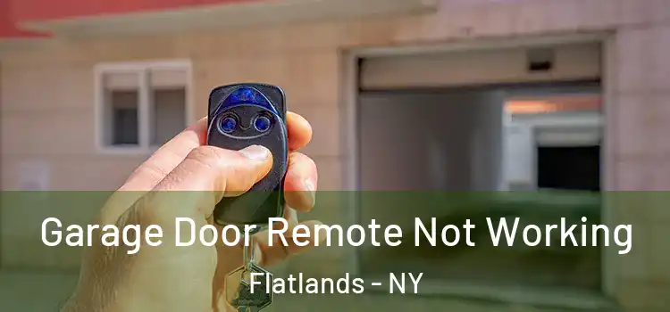  Garage Door Remote Not Working Flatlands - NY