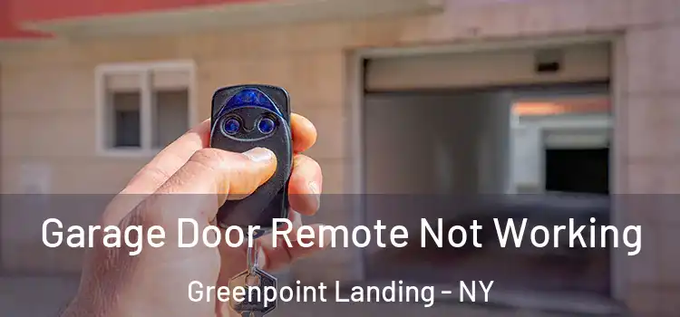 Garage Door Remote Not Working Greenpoint Landing - NY