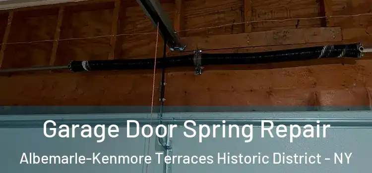  Garage Door Spring Repair Albemarle-Kenmore Terraces Historic District - NY