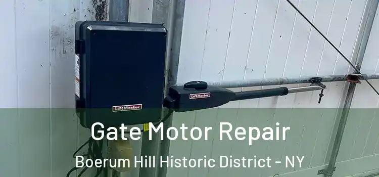 Gate Motor Repair Boerum Hill Historic District - NY
