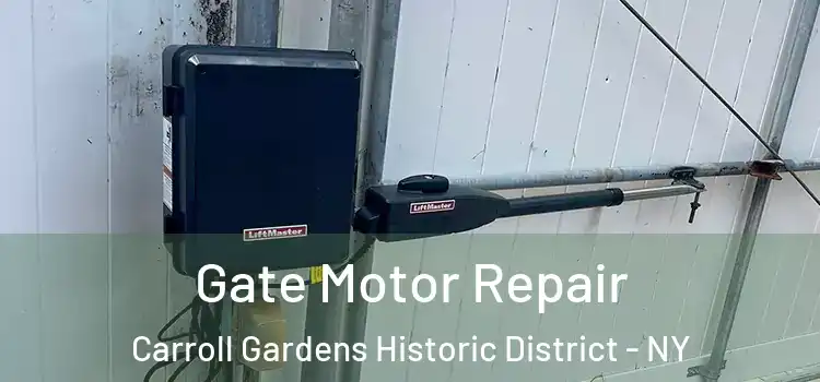 Gate Motor Repair Carroll Gardens Historic District - NY