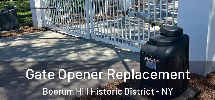 Gate Opener Replacement Boerum Hill Historic District - NY