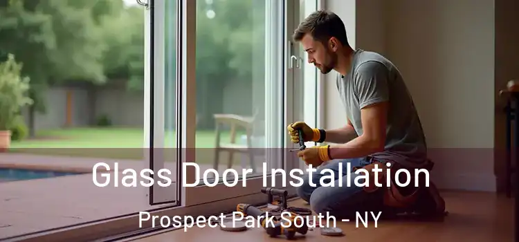 Glass Door Installation Prospect Park South - NY