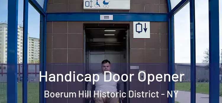 Handicap Door Opener Boerum Hill Historic District - NY