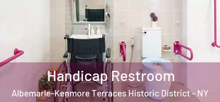 Handicap Restroom Albemarle-Kenmore Terraces Historic District - NY