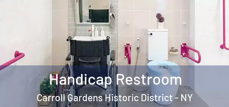 Handicap Restroom Carroll Gardens Historic District - NY