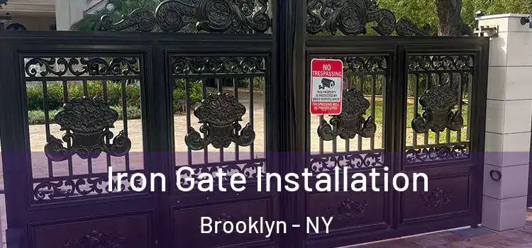 Iron Gate Installation Brooklyn - NY