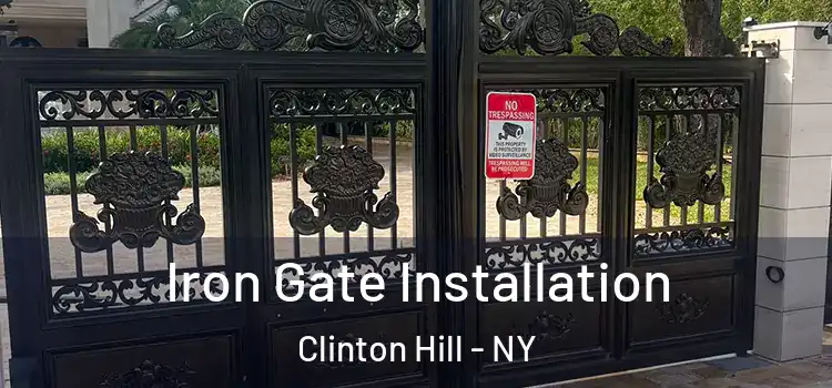 Iron Gate Installation Clinton Hill - NY