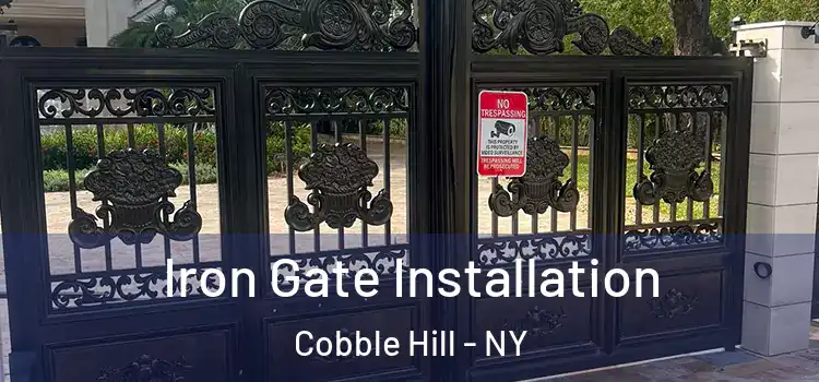Iron Gate Installation Cobble Hill - NY