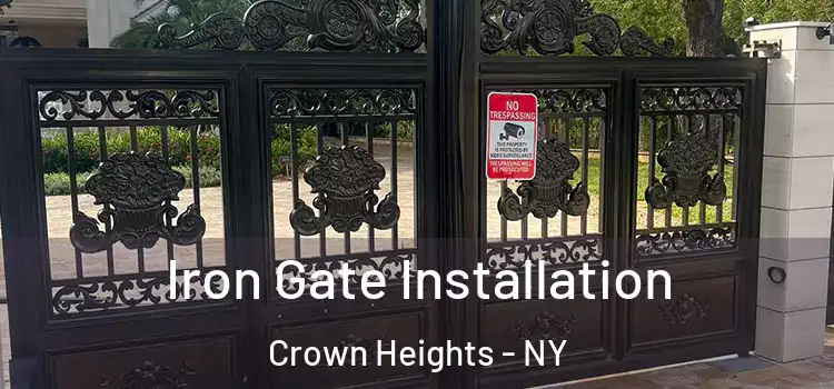 Iron Gate Installation Crown Heights - NY