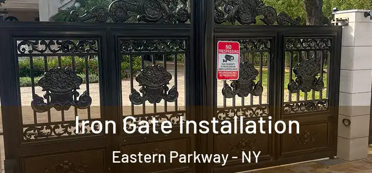 Iron Gate Installation Eastern Parkway - NY