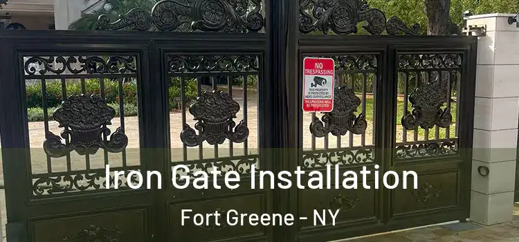 Iron Gate Installation Fort Greene - NY