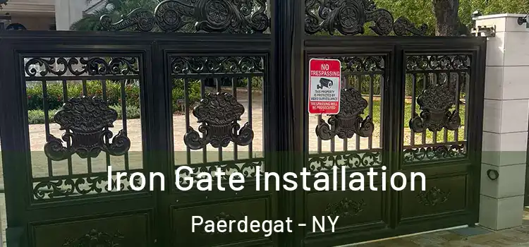  Iron Gate Installation Paerdegat - NY