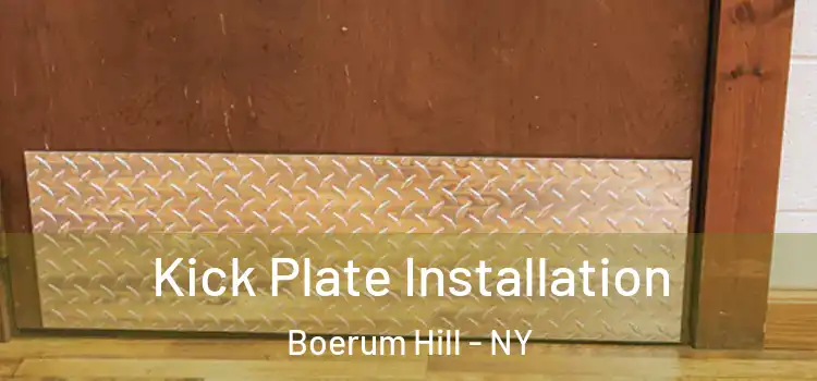  Kick Plate Installation Boerum Hill - NY