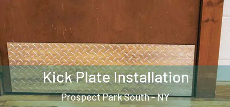 Kick Plate Installation Prospect Park South - NY