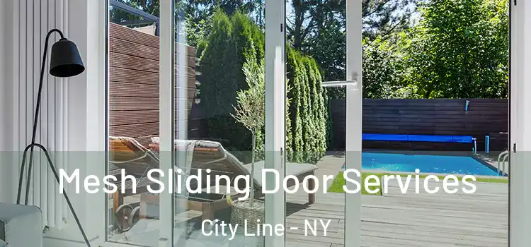 Mesh Sliding Door Services City Line - NY