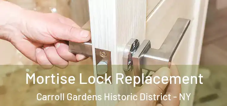 Mortise Lock Replacement Carroll Gardens Historic District - NY