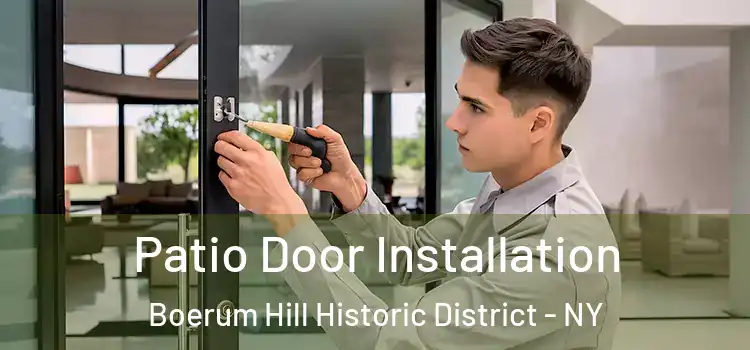 Patio Door Installation Boerum Hill Historic District - NY