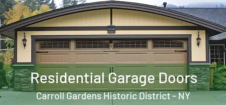  Residential Garage Doors Carroll Gardens Historic District - NY