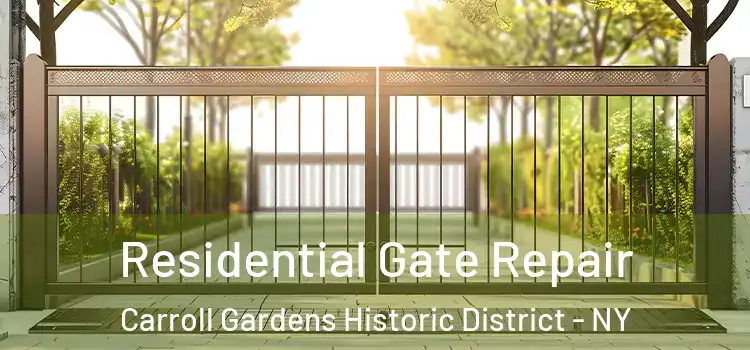 Residential Gate Repair Carroll Gardens Historic District - NY