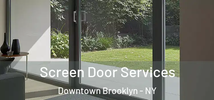 Screen Door Services Downtown Brooklyn - NY