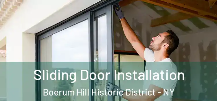 Sliding Door Installation Boerum Hill Historic District - NY