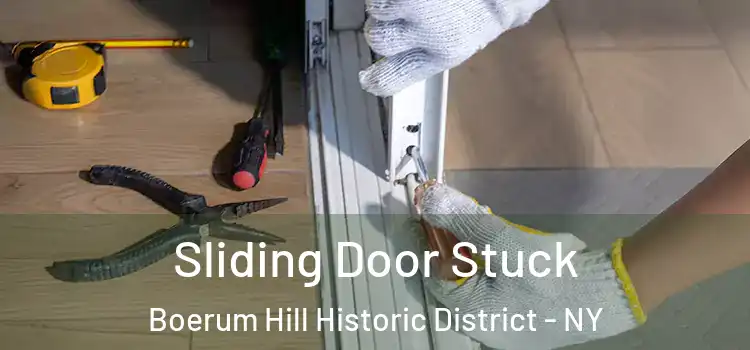 Sliding Door Stuck Boerum Hill Historic District - NY