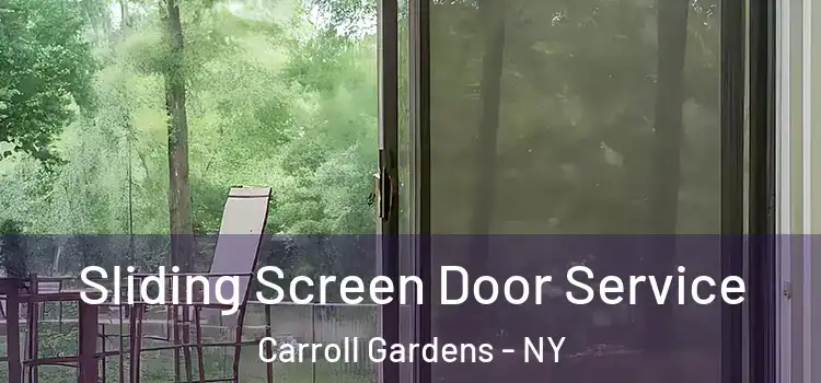 Sliding Screen Door Service Carroll Gardens - NY