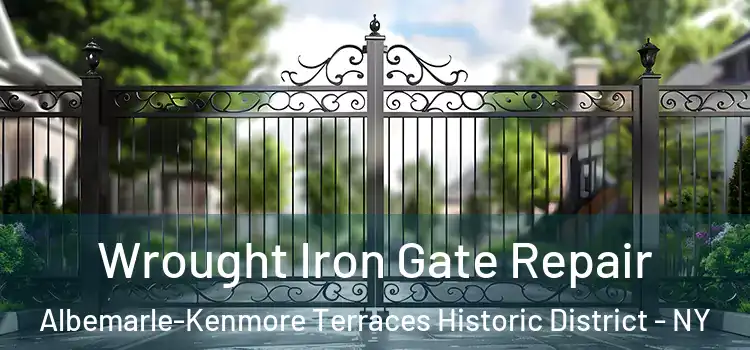 Wrought Iron Gate Repair Albemarle-Kenmore Terraces Historic District - NY