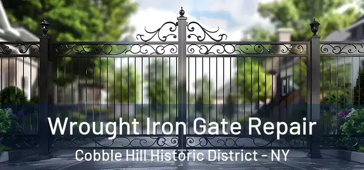 Wrought Iron Gate Repair Cobble Hill Historic District - NY