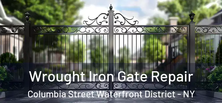  Wrought Iron Gate Repair Columbia Street Waterfront District - NY